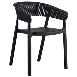 Πολυθρόνα Diana 21.0026 53x51x74cm Black