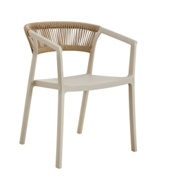 Πολυθρόνα Elma 21.0041 56x55x76cm Cappuccino Zita Plus