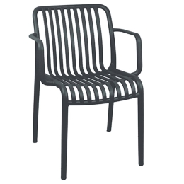 Πολυθρόνα Parma-S 21.0056.2 55x56x79cm Dark Grey Zita Plus