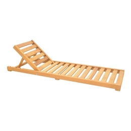 Ξαπλώστρα Specta Από Μασίφ Ξύλο Οξιάς 60x190x50cm Natural