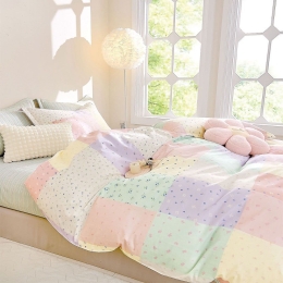 Κουβερλί Delight (Σετ 3τμχ) Multi Ρυθμός Queen Size 220x240cm 100% Βαμβακοσατέν