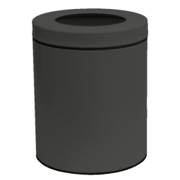 Κάδος Απορριμμάτων 5Lt 2128-113 21x28cm Matte Anthracite Pam&Co Ανοξείδωτο Ατσάλι