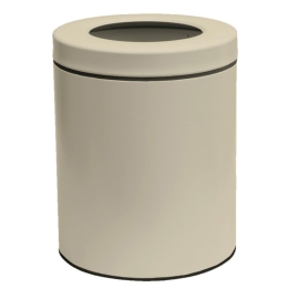 Κάδος Απορριμμάτων 5Lt 2128-703 21x28cm Matte Ivory Pam&Co Ανοξείδωτο Ατσάλι