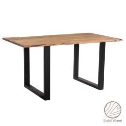 Τραπέζι Slim 223-000017 160x85x75.6cm Walnut-Black