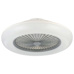 Ανεμιστήρας Οροφής Με Φως Sayulita L 35144 Φ55x20cm Led White-Grey Eglo Διάμετρος 55 cm