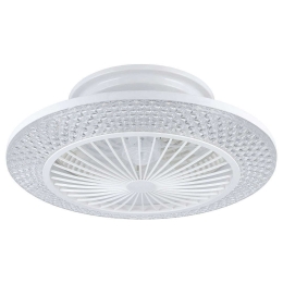 Ανεμιστήρας Οροφής Με Φως Malinska 35145 Φ55x20cm Led White Eglo Διάμετρος 55 cm