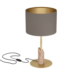 Φωτιστικό Επιτραπέζιο Santandria 390337 30/22x58cm 1xE27 IP20 Cappuccino Eglo