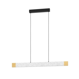 Φωτιστικό Οροφής - Ράγα Vallelado 390386 Led 109x150cm Grey-Brown Eglo