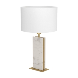 Φωτιστικό Επιτραπέζιο Belesar 390409 Ε27 38x67cm White-Gold Eglo