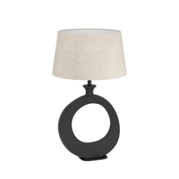 Φωτιστικό Επιτραπέζιο Diezma 390423 Ε27 30x52,5cm Black-Linen Eglo
