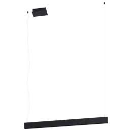 Φωτιστικό Οροφής - Ράγα 39486 Termini Led L-1,065cm Black Eglo Μέταλλο