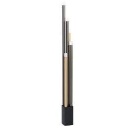 Φωτιστικό Δαπέδου Estanterios 39908 160cm Dim Led 1850lm 3,7W 3000K Multi Eglo Αλουμίνιο,Πλαστικό,Ατσάλι