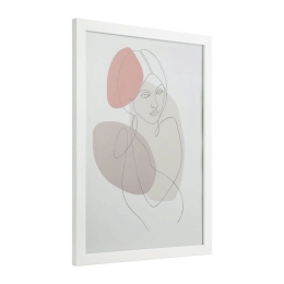 Κάδρο Γυναίκα Roberval 423027 32,5x45cm White Eglo Κάθετοι