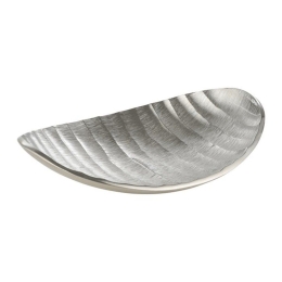 Διακοσμητικό Μπωλ Forleyet 427012 26x18,5x6cm Silver Eglo Αλουμίνιο
