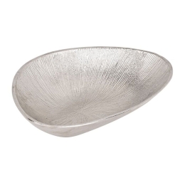 Διακοσμητικός Δίσκος Forleyet 427043 24,5x17,5x5cm Nickel Eglo Αλουμίνιο
