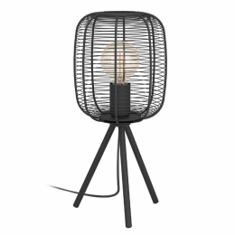 Φωτιστικό Επιτραπέζιο Rinroe 43967 20x44cm 1xE27 IP20 Black Eglo