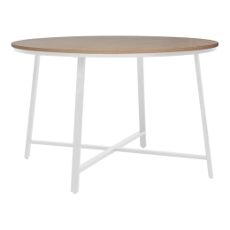 Τραπέζι Gianno 225-000054 Φ120x76cm Oak-White