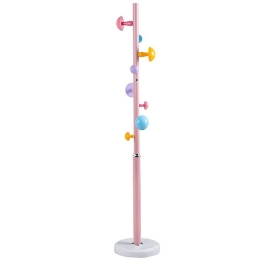 Καλόγερος Violetta 226-000015 Φ31x167cm Multi-Pink Μέταλλο
