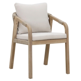 Πολυθρόνα Malibu 228-000007 66x55x75cm Beige-Natural