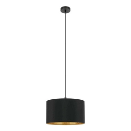 Φωτιστικό Οροφής Zaragoza 900145 38x110cm 1xE27 40W Black-Gold Eglo