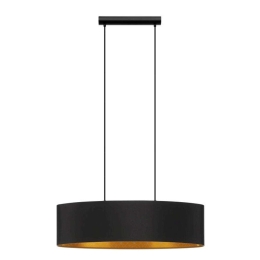 Φωτιστικό Οροφής Zaragoza 900147 78x22x110cm 2xE27 40W Black-Gold Eglo