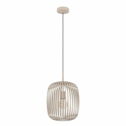 Φωτιστικό Οροφής Romazzina 900496 32,5x110cm 1xE27 40W Beige Eglo