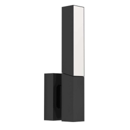 Φωτιστικό Τοίχου - Απλίκα Ugento 900709 6x9,5x31,5cm Led 3000K IP44 Black Eglo