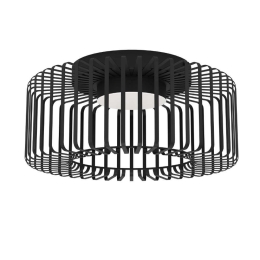 Φωτιστικό Οροφής - Πλαφονιέρα Ginestrone-Z 900722 45x22cm Led IP20 Black Eglo