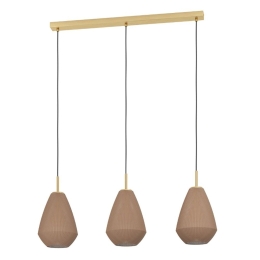 Φωτιστικό Οροφής - Ράγα Carparola 900813 90x20x110cm 3xE27 IP20 Sand-Gold Eglo