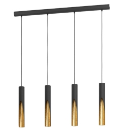Φωτιστικό Οροφής - Ράγα Barbotto 900873 92,5x6x110cm 1xGU10 IP20 Black-Gold Eglo