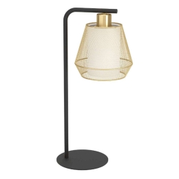 Φωτιστικό Επιτραπέζιο Ciudadela 900898 23x18x50cm 1xE27 IP20 Black-Gold Eglo