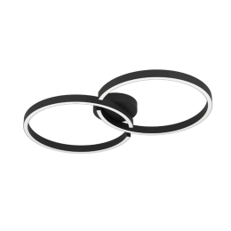 Φωτιστικό Οροφής - Πλαφονιέρα Amandolo 900955 67,5x38x6,5cm Led RGB Black Eglo
