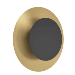Φωτιστικό Τοίχου - Απλίκα Tocina 900988 24x6cm Led Black-Brass Eglo