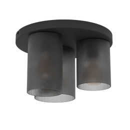 Φωτιστικό Οροφής Colomera 901161 35x24cm 3xE27 Black-Smoke Eglo