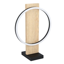 Φωτιστικό Επιτραπέζιο Boyal 901718 30x15x42,5cm Led Natural-Black Eglo
