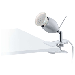 Φωτιστικό Σποτ Led Με Κλιπ 93119 Silver Banny 1 Eglo