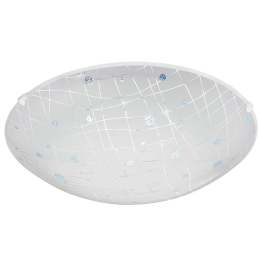 Φωτιστικό Οροφής Led Vereda 96472 Grey Eglo Μέταλλο,Γυαλί