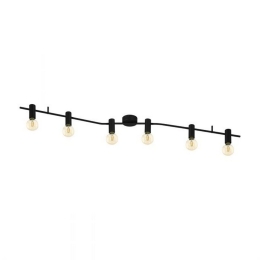 Φωτιστικό Οροφής-Πλαφονιέρα Passa Rella 98756 Black Eglo Μέταλλο