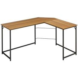 Γραφείο Impetus 230-000036 Δεξιά Γωνία 150x120x75cm Walnut-Black