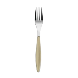 Πιρούνι Φαγητού Feeling 18/10 23000239 Ανοξείδωτο Beige Guzzini Ατσάλι,Abs