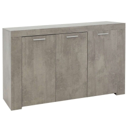 Μπουφές Joanna 235-000014 144x42x80cm Antique Grey Μελαμίνη