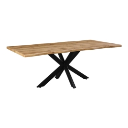 Τραπέζι Gilman 235-000038 200x100x75cm Sonoma-Black