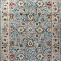 Χαλί Salsa 39221-130 Blue-Multi Merinos 200X290cm