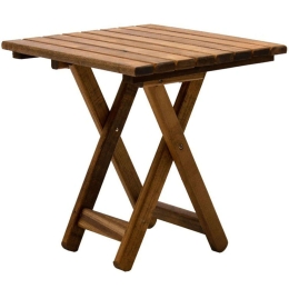 Τραπεζάκι Retto 237-000012 45x45x48cm Walnut
