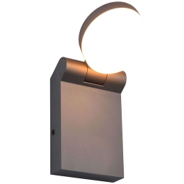 Φωτιστικό Τοίχου - Απλίκα Adour 245560142 10x19cm Dim Led 750lm 7,5W Anthracite Trio Lighting