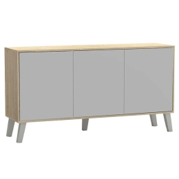 Μπουφές Billie 248-000005 149x40x77cm Sonoma-Grey Μελαμίνη