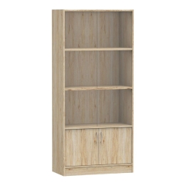 Βιβλιοθήκη Burcy 248-000024 80x40x177cm Oak