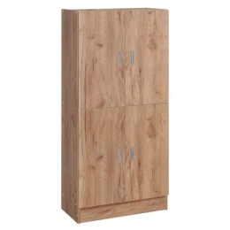 Παπουτσοθήκη Felicity 249-000033 60x32x127cm Natural Μοριοσανίδα