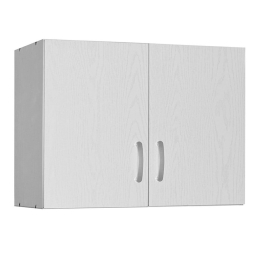 Πατάρι Δίφυλλης Nτουλάπας Zelia 79x42x60cm White Δίφυλλη