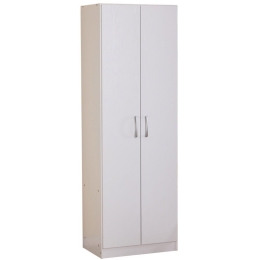 Ντουλάπα Δίφυλλη Jonar 60x42x180cm White Δίφυλλη